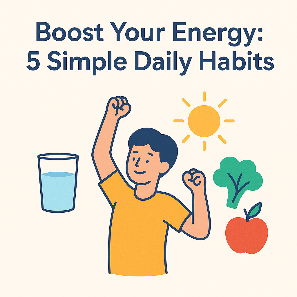 Boost your energy with 5 daily habits