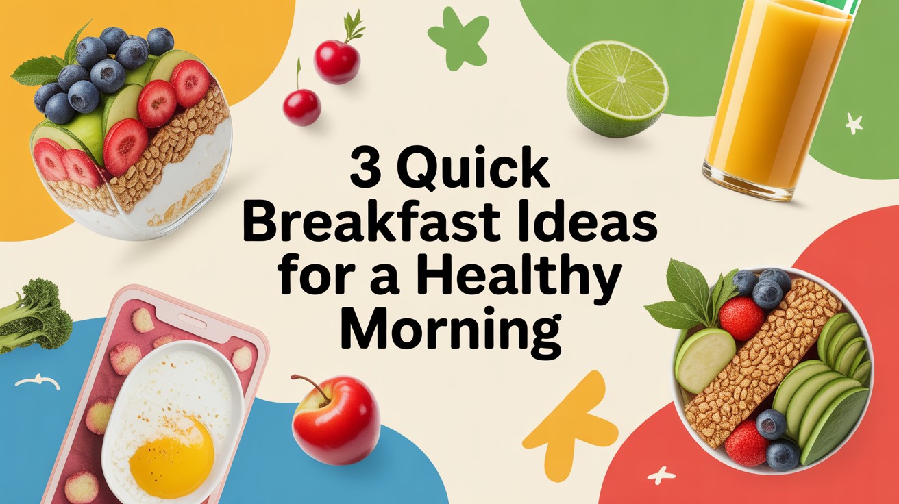 3 Quick Breakfast Ideas for a Healthy Morning
