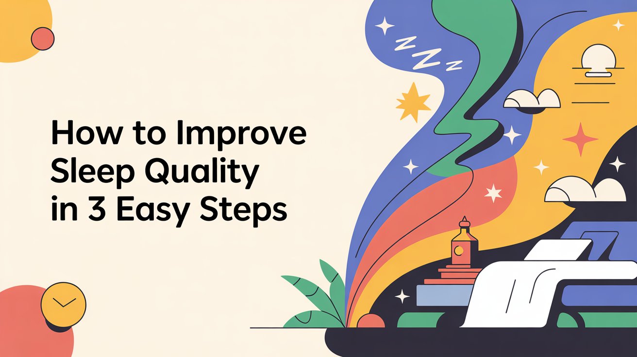 How to Improve Sleep Quality in 3 Easy Steps