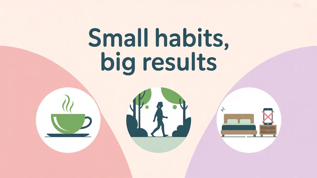 Small Habits, Big Results: 3 Easy Steps for More Energy and Focus